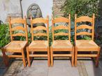 Te Koop 4 licht eiken stoelen, Ophalen, Overige kleuren, Zo goed als nieuw, Vier