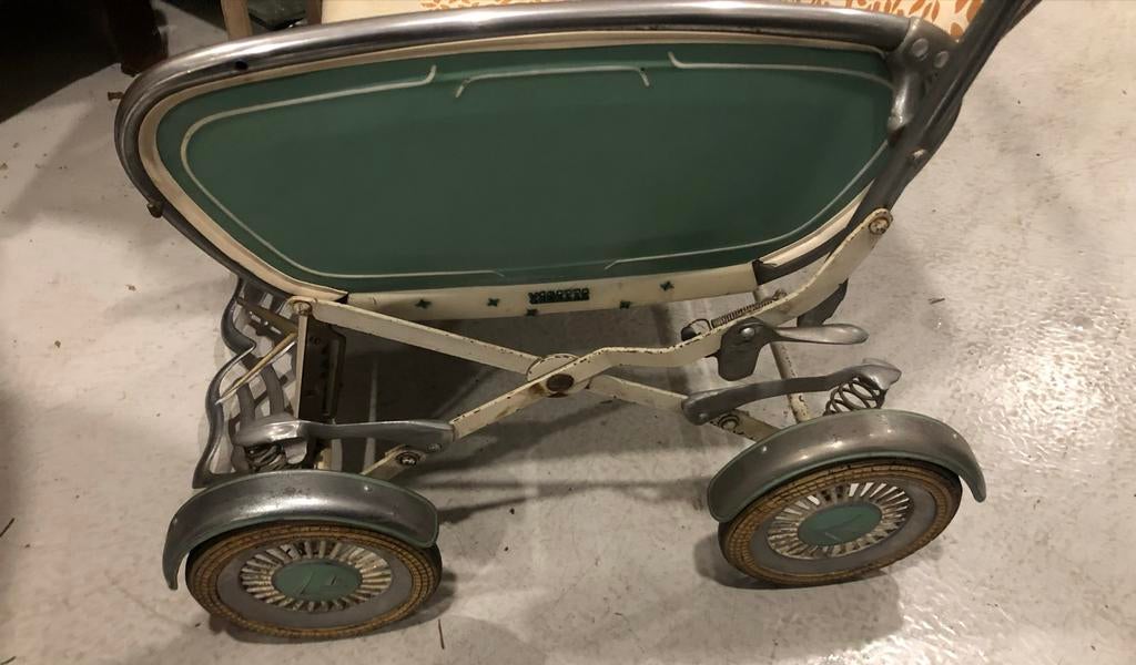 Vintage Kinderwagen - Vedette - Jaren '50/'60, Antiek en Kunst, Antiek | Speelgoed, Ophalen of Verzenden