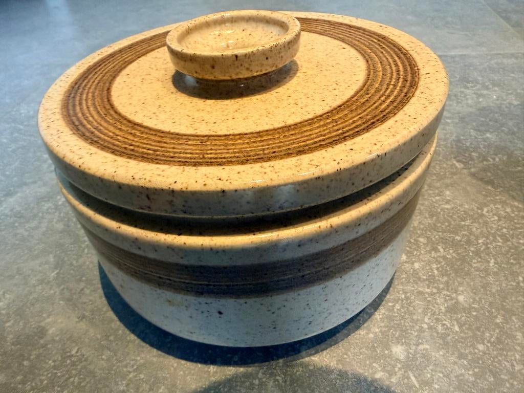 Zaalberg aardewerk voorraadpot met deksel 3 stuks, Antiek en Kunst, Antiek | Keramiek en Aardewerk, Ophalen of Verzenden