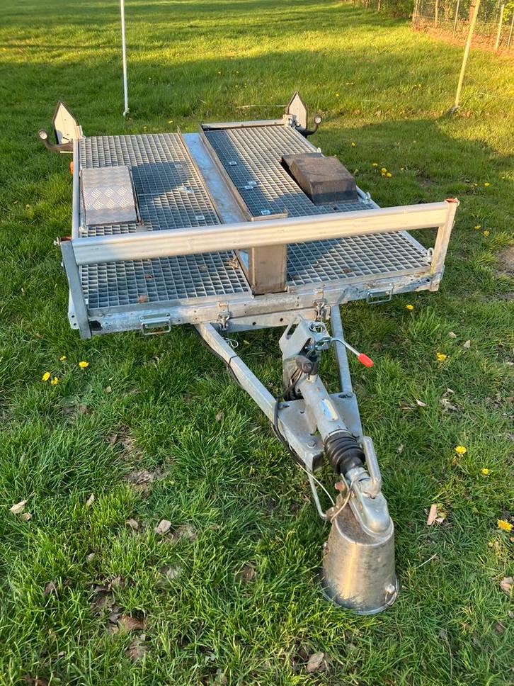 Motor / quad / bromfiets trailer project, Auto diversen, Aanhangers en Bagagewagens, Gebruikt, Ophalen