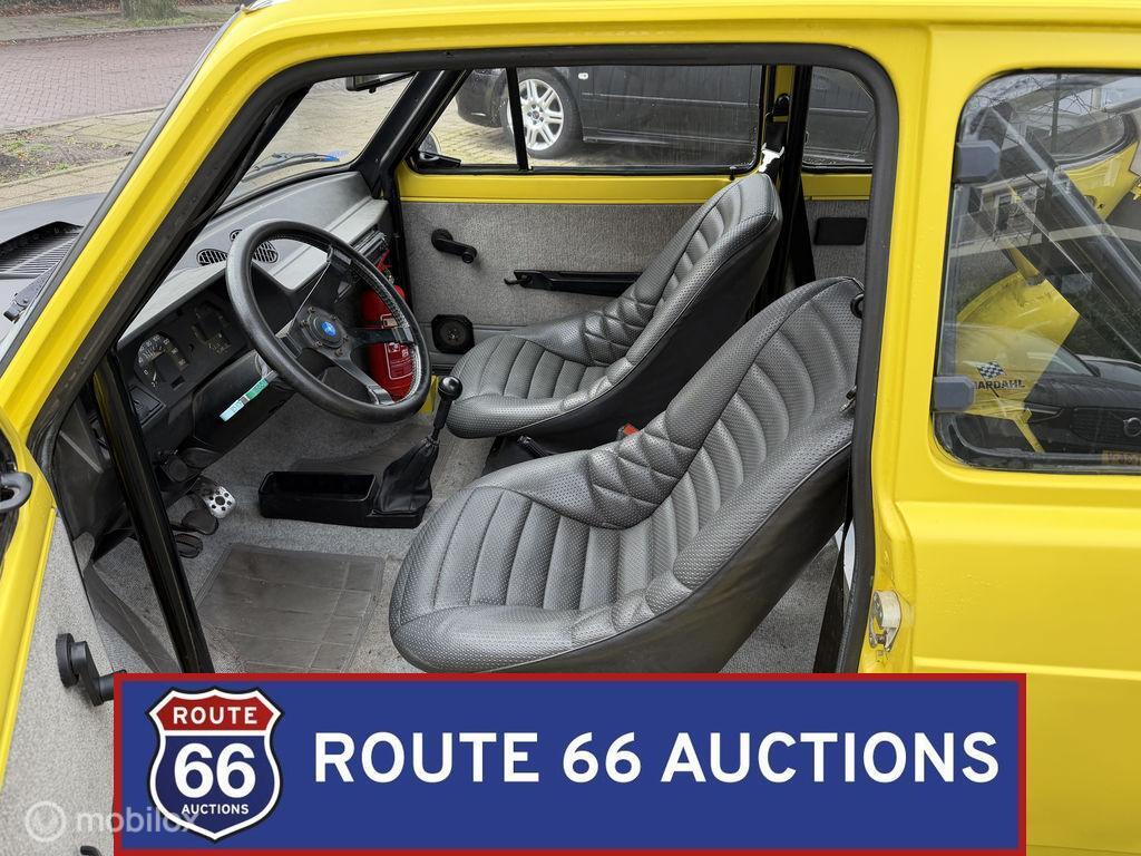Fiat 127 1300 Rally | 1977 | Route 66 Auctions, Auto's, Overige carrosserieën, Zwart, Bedrijf, Handgeschakeld