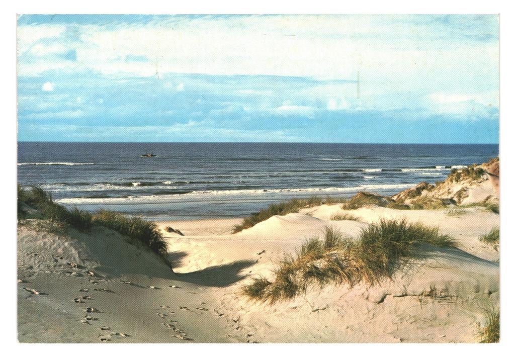 802553 Den Burg Texel 1970 Gelopen met Postzegel