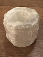 Seleniet kaarsenkandelaar per stuk 20,00, Huis en Inrichting, Woonaccessoires | Kandelaars en Kaarsen, Overige materialen, Wit