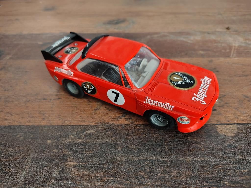 BMW 3.0 CSL/ Carrera / 1:24/ Slotcar / Racebaan Auto, Verzenden, Gebruikt, Elektrisch, Carrera
