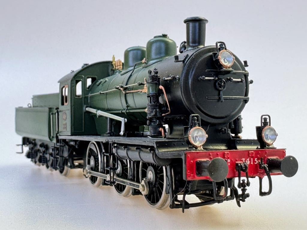 NS 3415 stoomlocomotief (Philotrain 71C), Hobby en Vrije tijd, Analoog, Ophalen of Verzenden, Zo goed als nieuw, Gelijkstroom