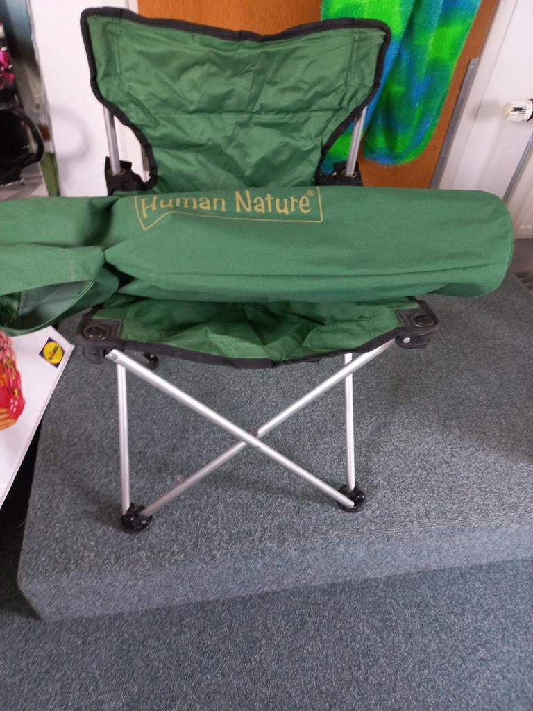1 human nature inklapbare stoel, Caravans en Kamperen, Kampeermeubelen, Ophalen, Gebruikt, Campingstoel
