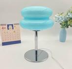 Blauwe Italiaans Bauhaus Stijl Tafellamp – Glaslamp - NIEUW!, Verzenden, Nieuw, Glas, Minder dan 50 cm