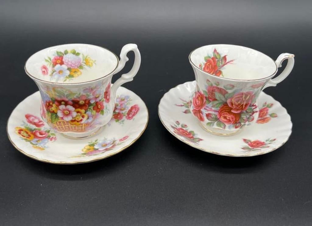 Royal albert kopjes, Ophalen of Verzenden, Zo goed als nieuw, Porselein, Kop en/of schotel