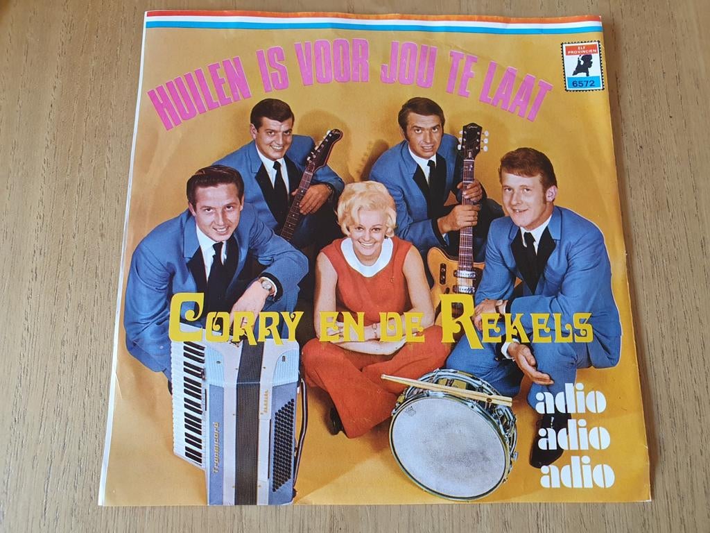 Corry en de Rekels - Huilen is voor jou te laat / Adio adio, Ophalen of Verzenden, Zo goed als nieuw, Overige formaten, Levenslied of Smartlap