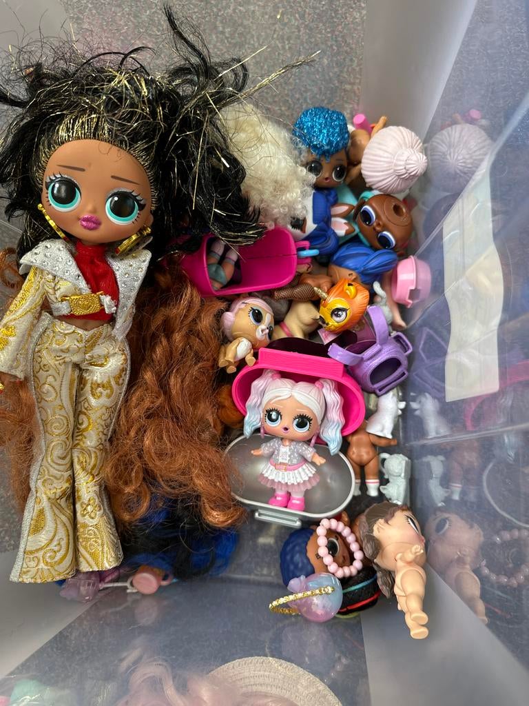 Diverse LOL poppetjes met accessoires, Ophalen, Gebruikt, Meisje