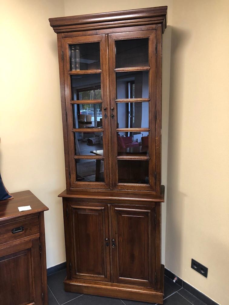 SMALLE VITRINEKAST BOEKENKAST Eichholtz kast Narrow Flamant, Ophalen, 200 cm of meer, Eichholtz, 25 tot 50 cm