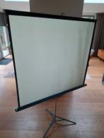 Projectiescherm op statief, Ophalen of Verzenden, Handmatig, Zo goed als nieuw