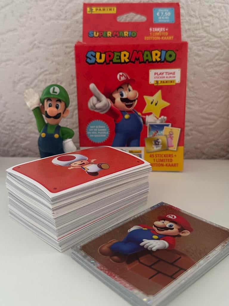 Panini Super Mario stickers - serie 1, Ophalen, Zo goed als nieuw