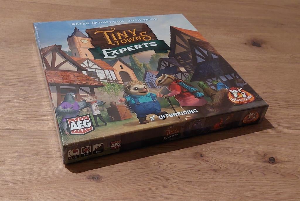 Tiny Towns Experts Uitbreiding - Nieuw in Seal!, Hobby en Vrije tijd, Gezelschapsspellen | Bordspellen, Vijf spelers of meer, Ophalen of Verzenden