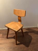Vintage houten kinderstoeltje peuterstoeltje schoolstoeltje, Ophalen, Gebruikt, Stoel(en)