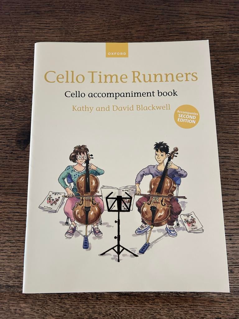 Cello Time Runners - Cello accompaniment book, Muziek en Instrumenten, Klassiek, Ophalen of Verzenden, Cello, Nieuw
