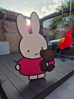 Geboortebord Nijntje met teddybeer, Ophalen of Verzenden, Zo goed als nieuw, Geboortebord