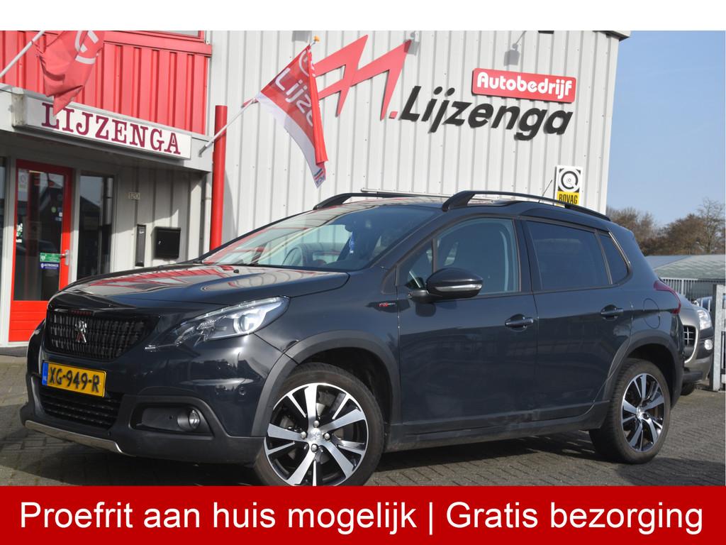 Peugeot 2008 1.2 PureTech GT-Line Vol automaat | Navi | Trek, Auto's, Peugeot, 1199 cc, Leder en Stof, Origineel Nederlands, 630 kg