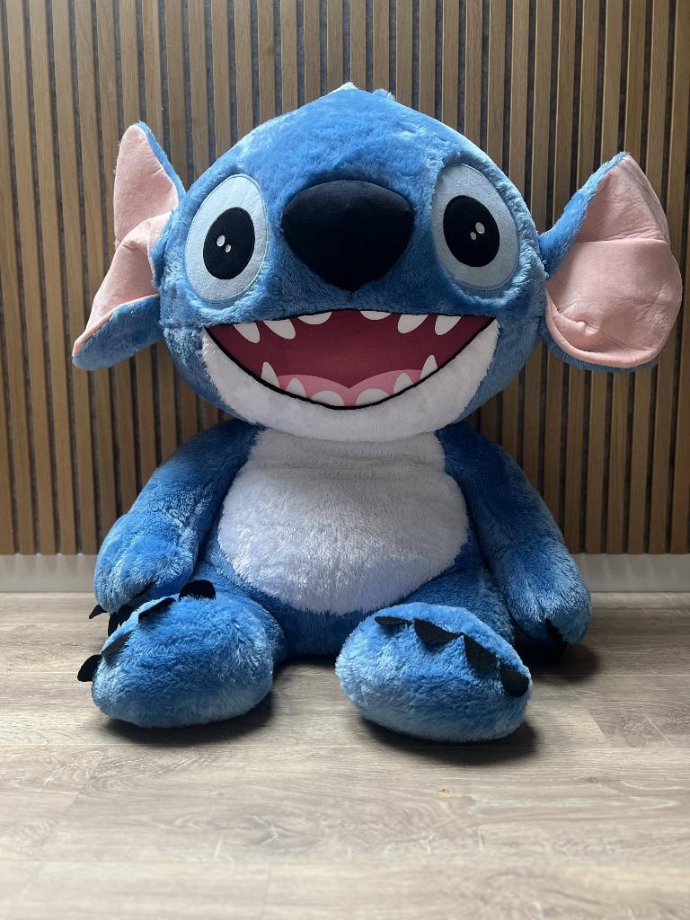 Super mooie XXL Stitch 120cm groot en zacht! Als nieuw!, Kinderen en Baby's, Speelgoed | Knuffels en Pluche, Ophalen, Overige karakters