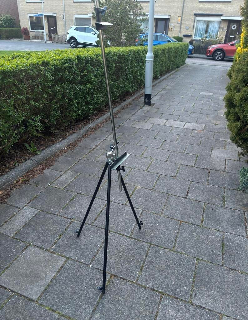 Verstelbaar schildersezel / statief voor schilderij, Hobby en Vrije tijd, Schilderen, Ophalen, Gebruikt, Ezel