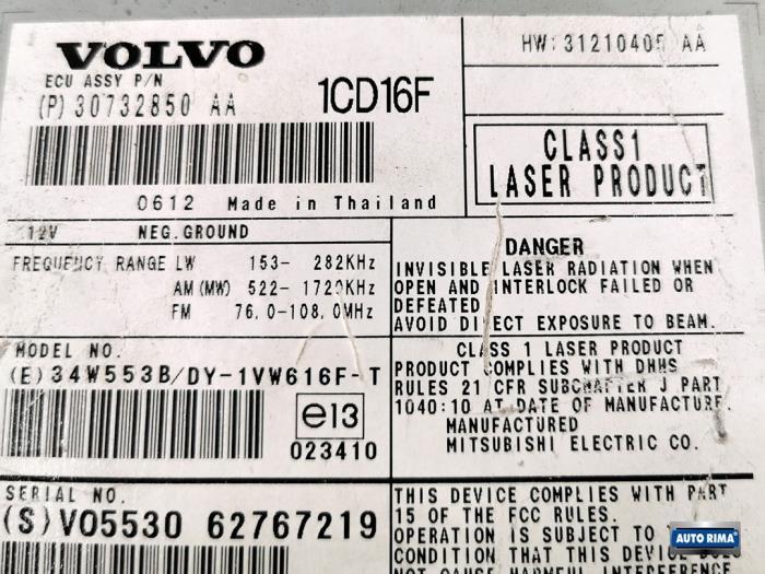 CD Speler van een Volvo C30, Gebruikt, -, -, Ophalen of Verzenden