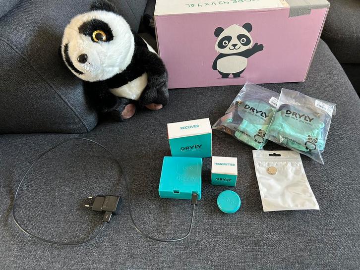 Dryly plaswekker met Pandabeer, Kinderen en Baby's, Kinderspulletjes, Zo goed als nieuw, Ophalen of Verzenden