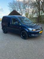 Volkswagen Caddy 1.6 D 75KW 2013 Marge, Auto's, Bestelauto's, Zwart, 4 cilinders, Leder en Stof, Parkeersensor