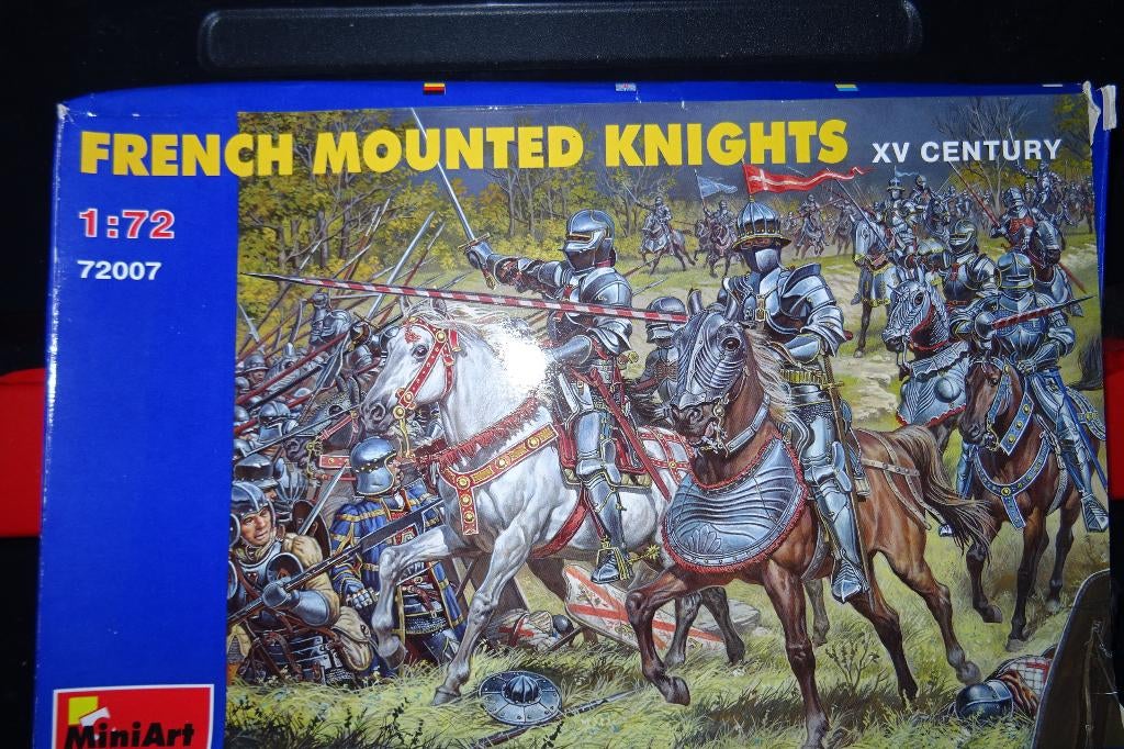 French mounted knights 72007, Hobby en Vrije tijd, Modelbouw | Figuren en Diorama's, Ophalen of Verzenden, Nieuw, 1:50 of kleiner