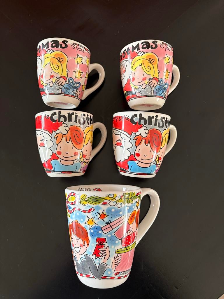 Blond Amsterdam kerst mokken en borden, Blond Amsterdam, Keramiek, Ophalen of Verzenden, Zo goed als nieuw