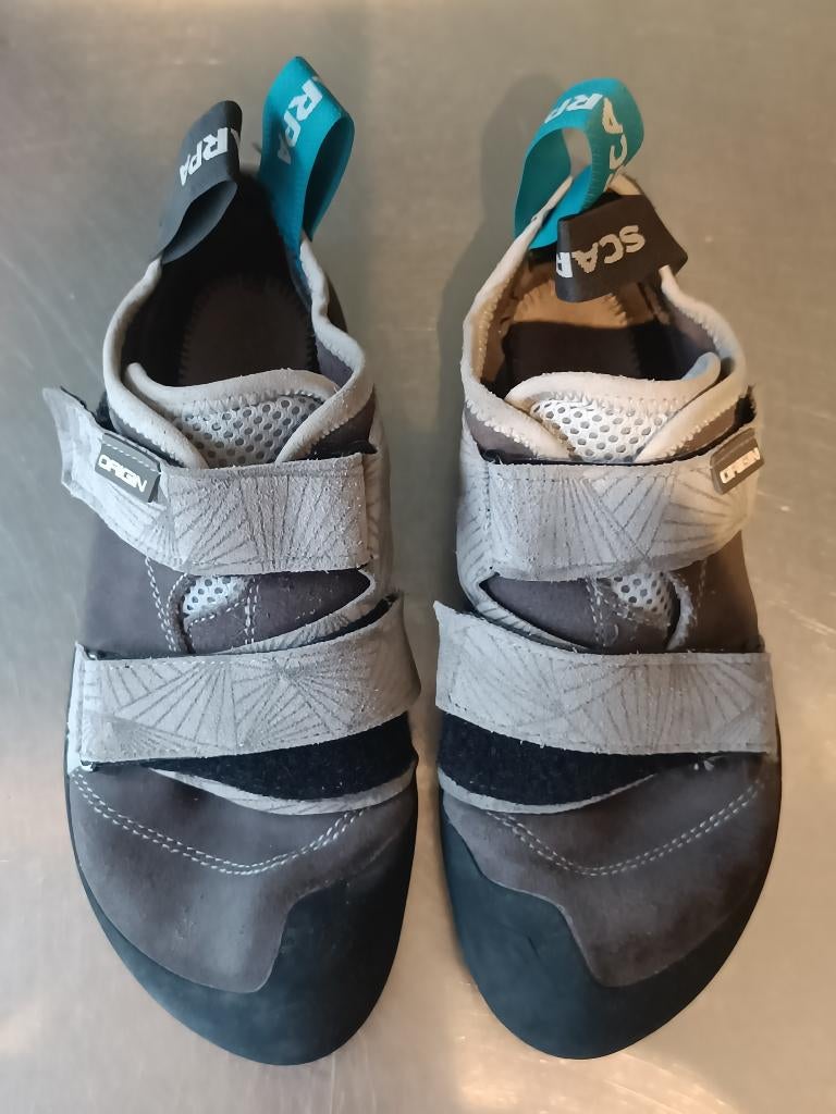 Scarpa klimschoenen maat 38.5, Sport en Fitness, Klimsport, Ophalen, Zo goed als nieuw, Klimsportschoenen