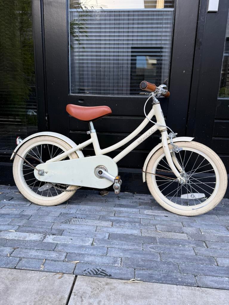 Gebruikte Banwood Classic kinderfiets 16 inch crème, Fietsen en Brommers, Fietsen | Kinderfietsjes, Gebruikt, 16 tot 20 inch, Ophalen