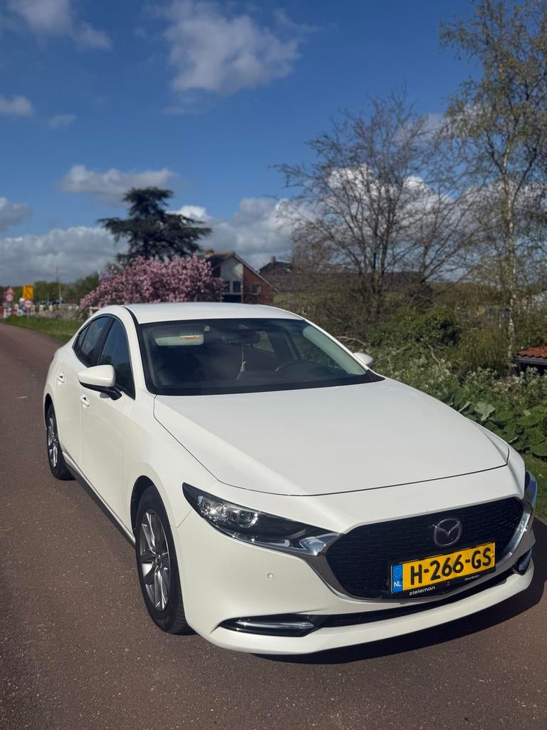 Mazda 3 Skyactiv-x 180pk 2020 Wit, Auto's, Voorwielaandrijving, 1998 cc, 1295 kg, 4 cilinders