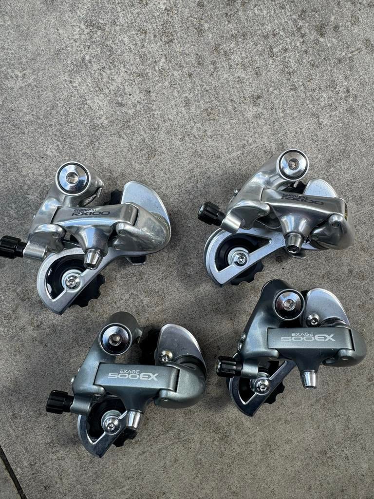 Shimano RX100 en Exage 500EX derailleurs NOS nieuw!!!, Fietsen en Brommers, Fietsonderdelen, Ophalen of Verzenden, Nieuw, Derailleur of Ketting