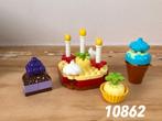 Duplo mijn eerste feest taart blokken 10862 (compleet) 6, Ophalen of Verzenden, Zo goed als nieuw, Complete set, Duplo