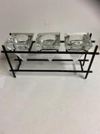 Kandelaar, Zwart, Ophalen of Verzenden, Zo goed als nieuw, Metaal