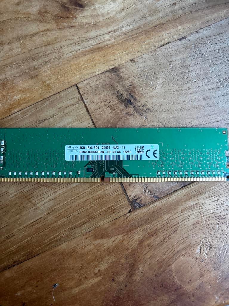 SK Hynix 8GB DDR4 RAM PC4-2400T Geheugenmodule, Computers en Software, RAM geheugen, Ophalen, Gebruikt, Server, DDR4