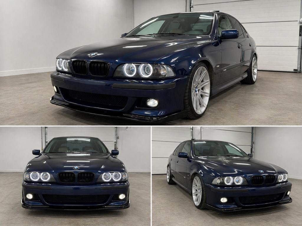 BMW 5-Serie Executive 4.4 I 540 AUT 1997 Blauw 540i, Auto's, Achterwielaandrijving, 2000 kg, Blauw, Particulier
