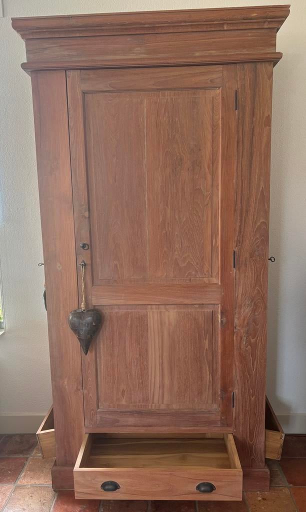 Teakhouten Jagerskast in prachtstaat, Ophalen