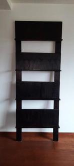 Donkerbruine houten boekenkast, Ophalen, 25 tot 50 cm, 50 tot 100 cm