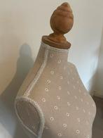 Elegante Paspop op Houten Voet met Bloemenpatroon, Ophalen, Zo goed als nieuw, Paspop