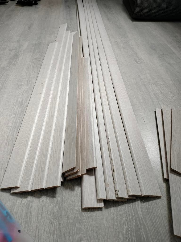 Afdek plinten  met klik systeem, Doe-het-zelf en Verbouw, Plinten en Afwerking, Ophalen, Gebruikt, Plinten