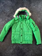 Nickelson heren winterjas - Groen met bontkraag, Nickelson, Maat 56/58 (XL), Ophalen of Verzenden, Zo goed als nieuw