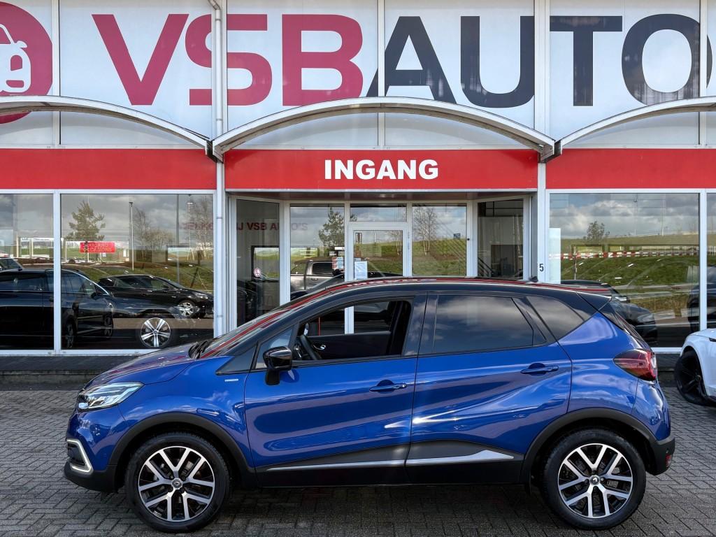 Renault CAPTUR 1.2 TCE AUT. 120PK S-EDITION HALF-LEER NAVI C, Automaat, Gebruikt, Huisgarantie, Met garantie (alle)