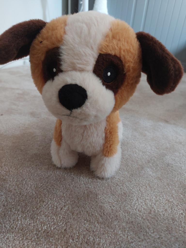 Hond knuffel met geluid en beweging, Ophalen