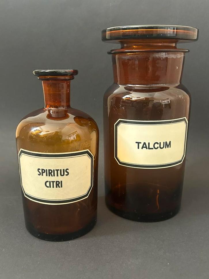 Antieke Set Apothekerspotten, Antiek en Kunst, Antiek | Woonaccessoires, Ophalen of Verzenden