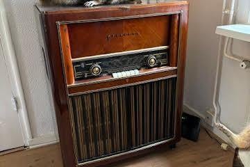 Prachtige vintage platenspeler van Aristona, Ophalen, Gebruikt, Platenspeler, Overige merken