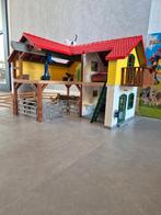 Schleich boerderij met stal en dieren, Ophalen, Zo goed als nieuw, Boerderijdier, Beeldje of Figuurtje