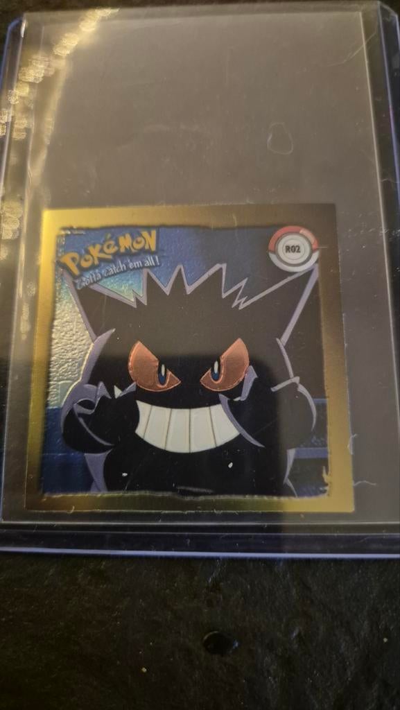 1999 art box sticker  gold gengar, Ophalen