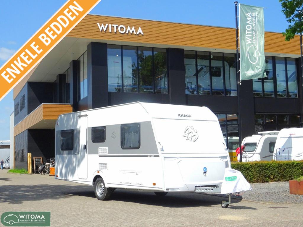 Knaus Sport 500 EU Nu met gratis mover, Caravans en Kamperen, Rondzit, Bedrijf, 5 tot 6 meter, Knaus