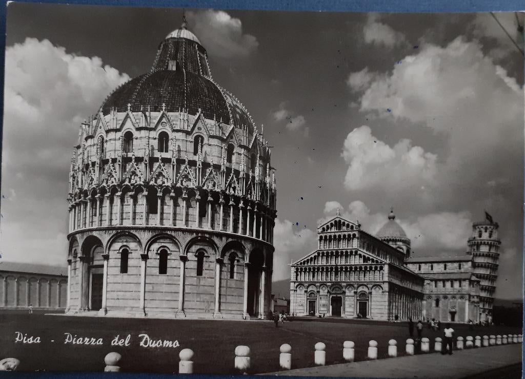 Ansichtkaart Italie Pisa, Verzamelen, Ophalen of Verzenden, 1960 tot 1980, Gelopen, Italië